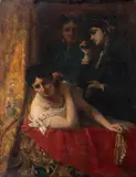 Ladies at the opera by Jean-François Portaels, Oil on canvas, offered Nov 2025