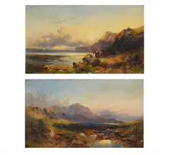 Boscastle by Joseph Horlor, Oil on board, a pair Both signed, offered Nov 2025