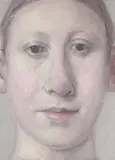 Head study by Alison Watt, 1995, Oil on board, offered Oct 2025