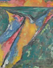 Essequibo by Aubrey Williams, Oil on canvas, offered Oct 2025