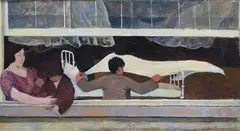 Convalescent by Gilbert Spencer, 1964, oil, offered Oct 2025