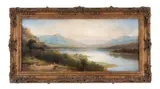 Loch lomond by Joseph Wrightson McIntyre, Oil on canvas, offered Oct 2025