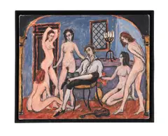 Byron by Damien Elwes, 1992, Oil on canvas, offered Oct 2025
