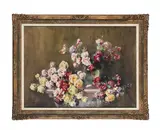 Roses by Isidore Rosenstock, Watercolour and bodycolour, offered Oct 2025