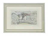 Untitled by Anna Zinkeisen, Pencil and coloured crayon, offered Oct 2025