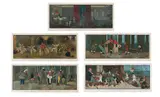 Five prints for 'peter pan' by John Hassall, lithograph, offered Oct 2025