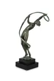 Tourbillon' sculpture; circa 1920 by Pierre le Faguays, bronze, offered Oct 2025