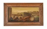 Still life of shells by Peter Stebbing, Oil on board, offered Aug 2025