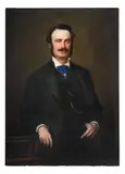 Portrait of a gentleman by Bernhard Seibert, Oil on canvas, offered Aug 2025