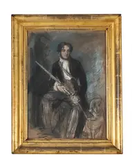 Portrait of james bateman of biddulph grange (1811-1897) by Francis Grant, Pastel, offered Aug 2025
