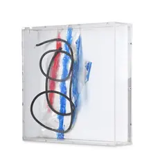 Untitled by Sandra Blow, Mixed media framed in a Perspex box, offered Jul 2025