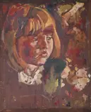 Portrait of a young girl, shirin spencer by Stanley Spencer, Oil on panel, offered Jul 2025