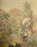 Susannah and the elders by Philip Connard, Oil on canvas, offered Jul 2025