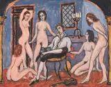 Byron by Damien Elwes, 1992, Oil on canvas, offered Jul 2025