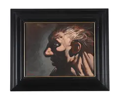 Blowing in the wind by Peter Howson, Oil on canvas, offered Jul 2025
