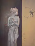 Classical sculpture by Shiquan Zou, 2020, Oil on canvas, offered Jul 2025
