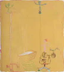 Untitled (popeye) by David Spiller, Mixed media, offered Jul 2025