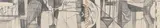 Designs for friezes (set of six) by Keith Grant, Watercolour and pencil, offered Jul 2025
