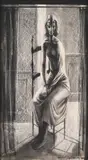 Figure by Michael Ayrton, Charcoal, ink and wash, offered Jul 2025