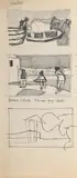 Beaches, a set of three studies by Keith Vaughan, Pencil, offered Jul 2025