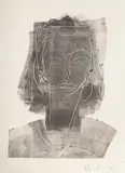 Untitled (portrait of jacque moran) by Bryan Wynter, Monoprint, offered Jul 2025