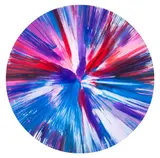 Spin Painting by Damien Hirst, Acrylic and coloured inks on paper, offered Jul 2025
