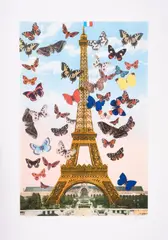 Eiffel Tower from Paris Quartet by Peter Blake, Screenprint in colours, offered Jul 2025