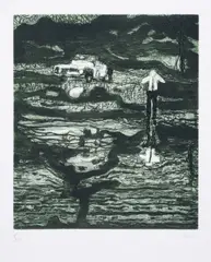 Untitled by Peter Doig, Print Box Etching with aquatint printed in colours, offered Jul 2025