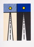 Auto Poésie: en Cavale de Bloomington by Roy Lichtenstein, Etching with aquatint printed in colours, offered Jul 2025