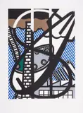 Une Fenêtre ouverte sur Chicago by Roy Lichtenstein, Etching with aquatint printed in colours, offered Jul 2025