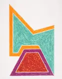 Wolfeboro by Frank Stella, Lithograph with screenprint in colours, offered Jul 2025