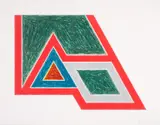 Sanbornville by Frank Stella, Lithograph with screenprint in colours, offered Jul 2025
