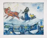 After by Marc Chagall, ink, offered Jul 2025