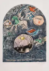 After by Marc Chagall, pencil, offered Jul 2025