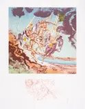 Return of Ulysses by Salvador Dalí, Lithograph printed in colours with engraving, offered Jul 2025