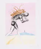 Issachar by Salvador Dalí, Engraving with drypoint and pochoir in colours, offered Jul 2025