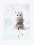 Siméon by Salvador Dalí, Engraving with drypoint and pochoir in colours, offered Jul 2025