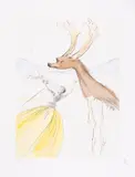 Naphtali by Salvador Dalí, Engraving with drypoint and pochoir in colours, offered Jul 2025