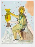 Aquarius by Salvador Dalí, Lithograph printed in colours, offered Jul 2025