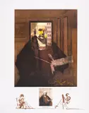 Portrait du peintre par lui-même by Salvador Dalí, Lithograph printed in colours, offered Jul 2025