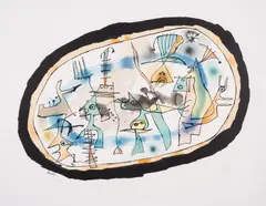 After by Joan Miró, Lithograph printed in colours, offered Jul 2025