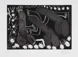 Theatre Scene with Phallic King and Couple by Pablo Picasso, Etching with aquatint, offered Jul 2025