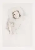 Margot Wearing a Bonnet by Mary Cassatt, Etching with drypoint printed in colours, circa, offered Jul 2025