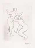 La Fleuve Scamandre by Pierre-Auguste Renoir, Etching, circa, offered Jul 2025