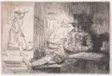 The Golf Player by Rembrandt Harmensz van Rijn, Etching and engraving, offered Jul 2025
