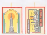 New York Decals 1 & 2 by Joe Tilson, pencil, offered Jul 2025