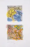 Untitled by Oleg Kudryashov, Etching with aquatint extensively hand-coloured with watercolour, offered Jul 2025