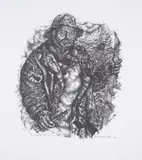Appears the man (not in grayson) by Ivan Albright, Lithograph, offered Jul 2025