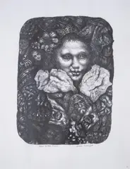Hail to the pure (grayson 22) by Ivan Albright, Lithograph, offered Jul 2025