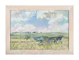 Landscape by David Rolt, Oil on canvas, offered Jun 2025